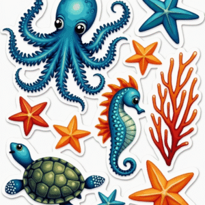 Animals & Wildlife - Sticker Sheet v38